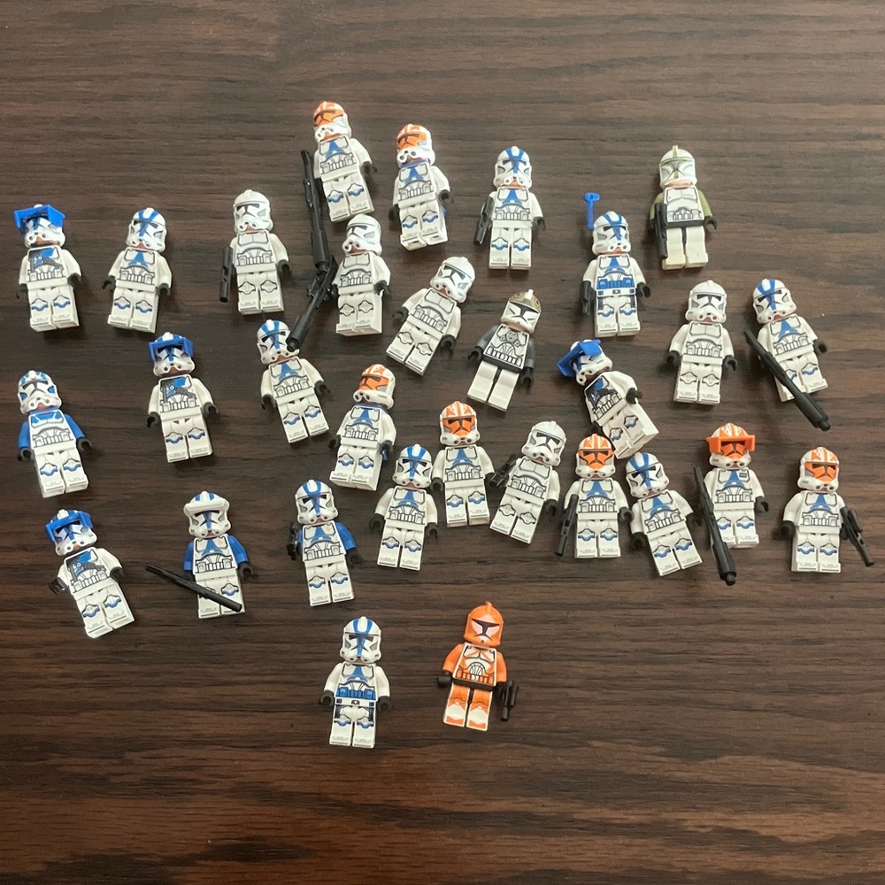 Lego Star Wars clone trooper lot